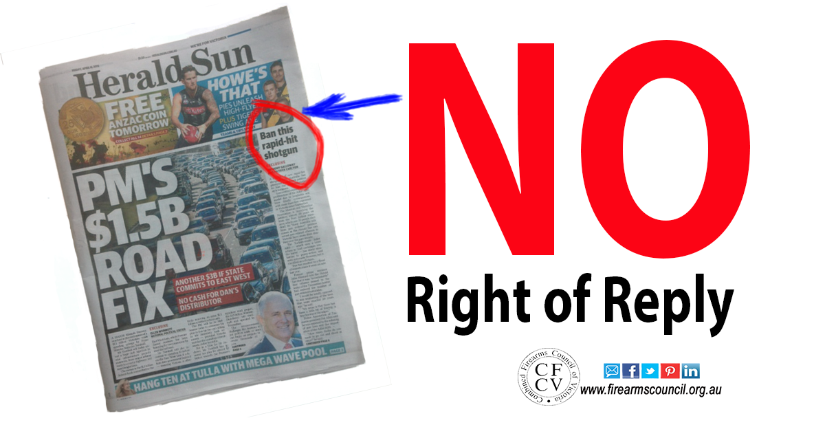 Herald Sun campaigning against Adler